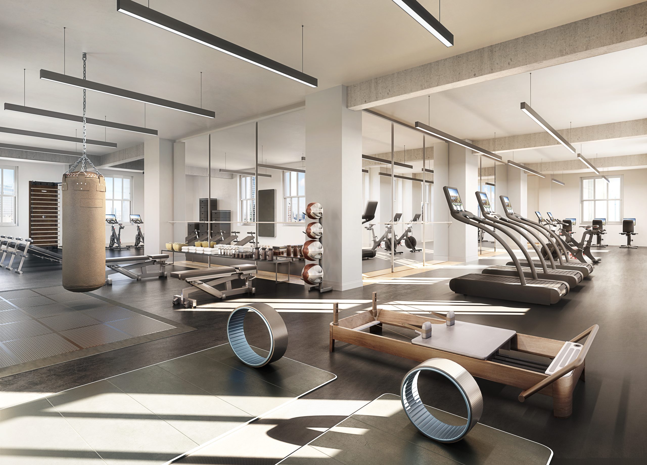 Fitness center, official marketing image